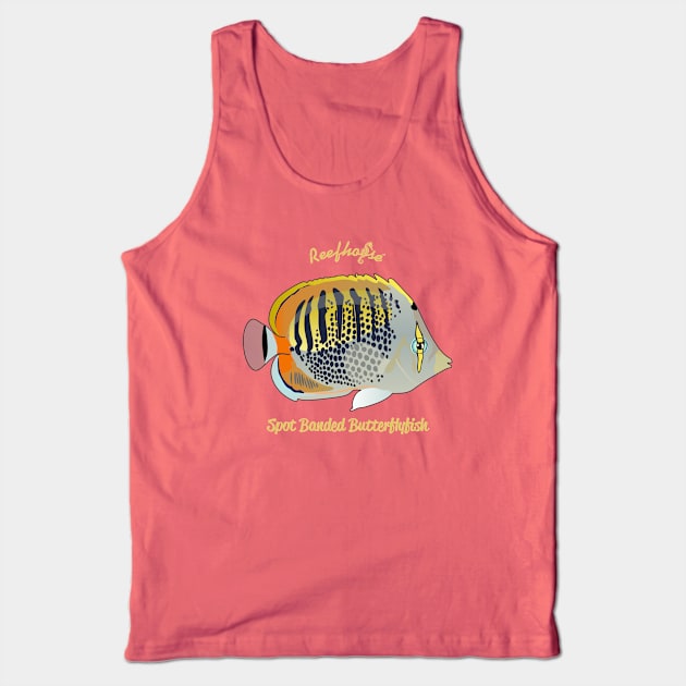 Spot Banded Butterflyfish Tank Top by Reefhorse